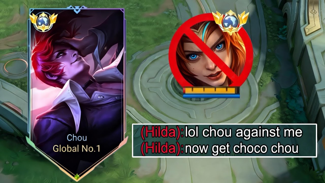 TOP GLOBAL CHOU! HOW I PLAY AGAINST THIS ARROGANT HILDA?? MOST WATCH!!