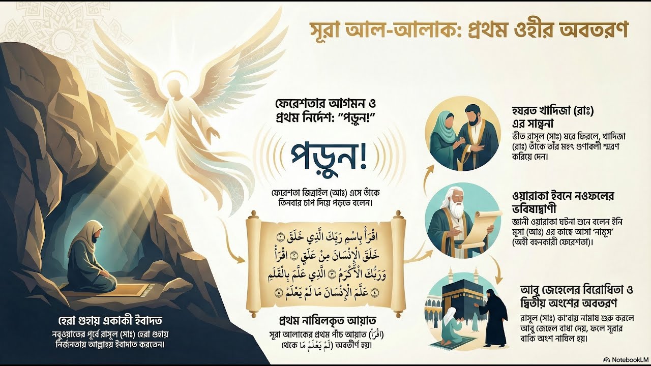 সূরা আল আলাক : প্রথম ওহী- জ্ঞান, সৃষ্টি ও অহংকারের বিরুদ্ধে আল্লাহর প্রথম আহ্বান —