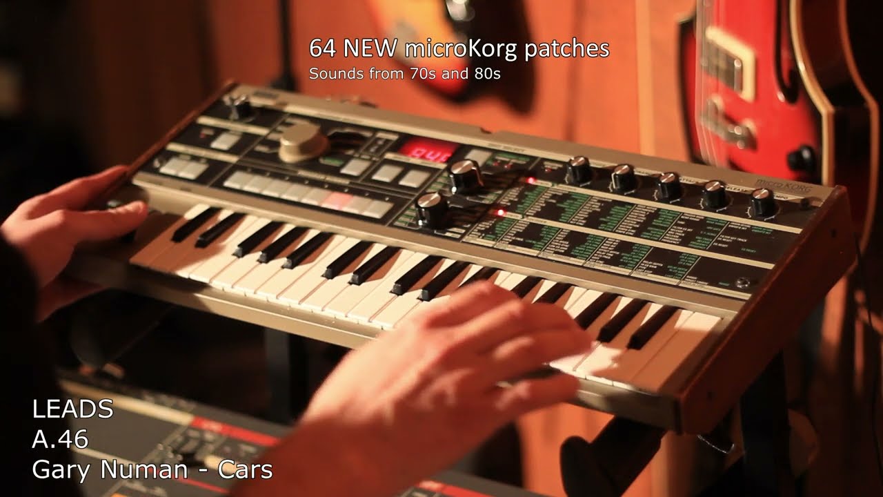 64 NEW Vintage patches for microKORG (famous synth sounds from Human League, Depeche Mode, & more!)