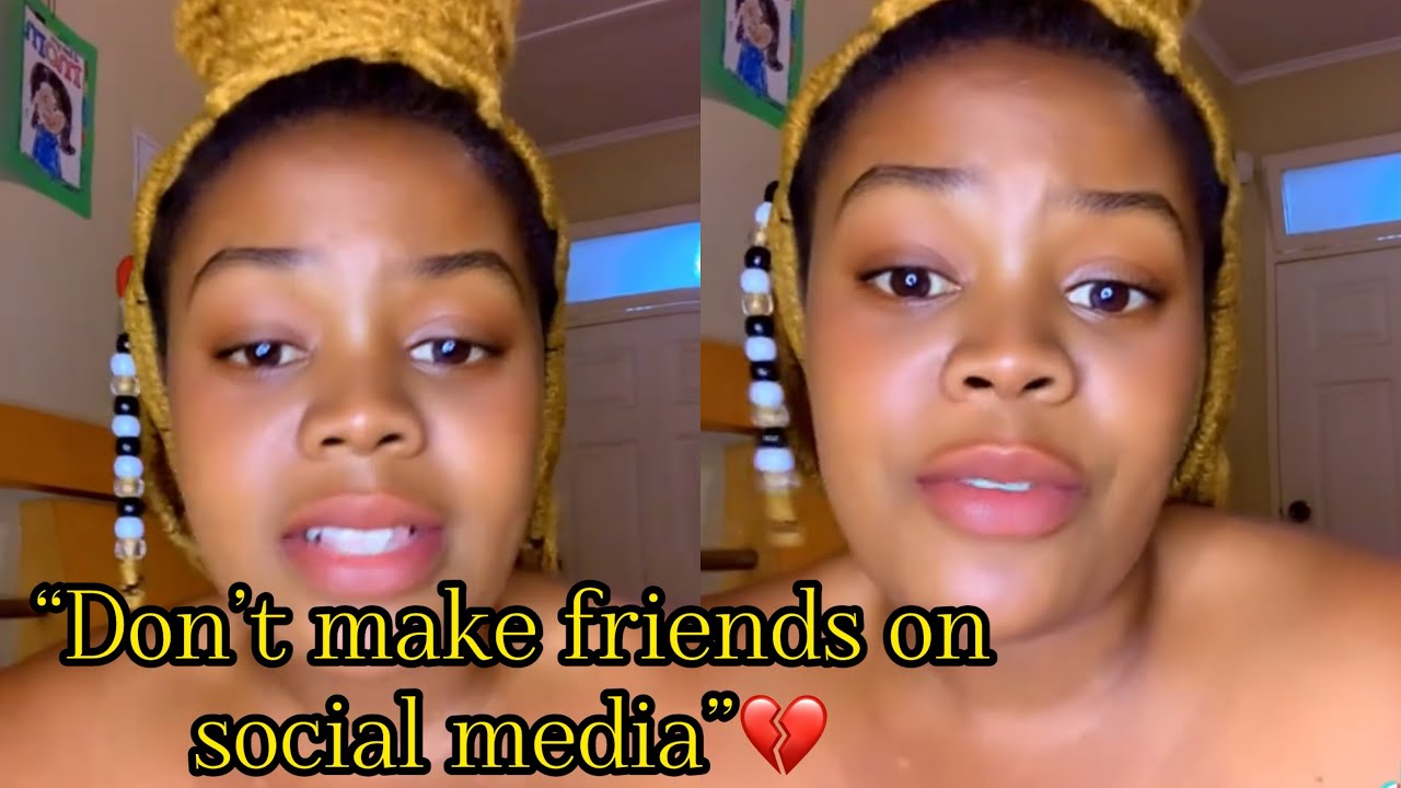 Lady shares her experience of making a friend on TikTok💔💔😱