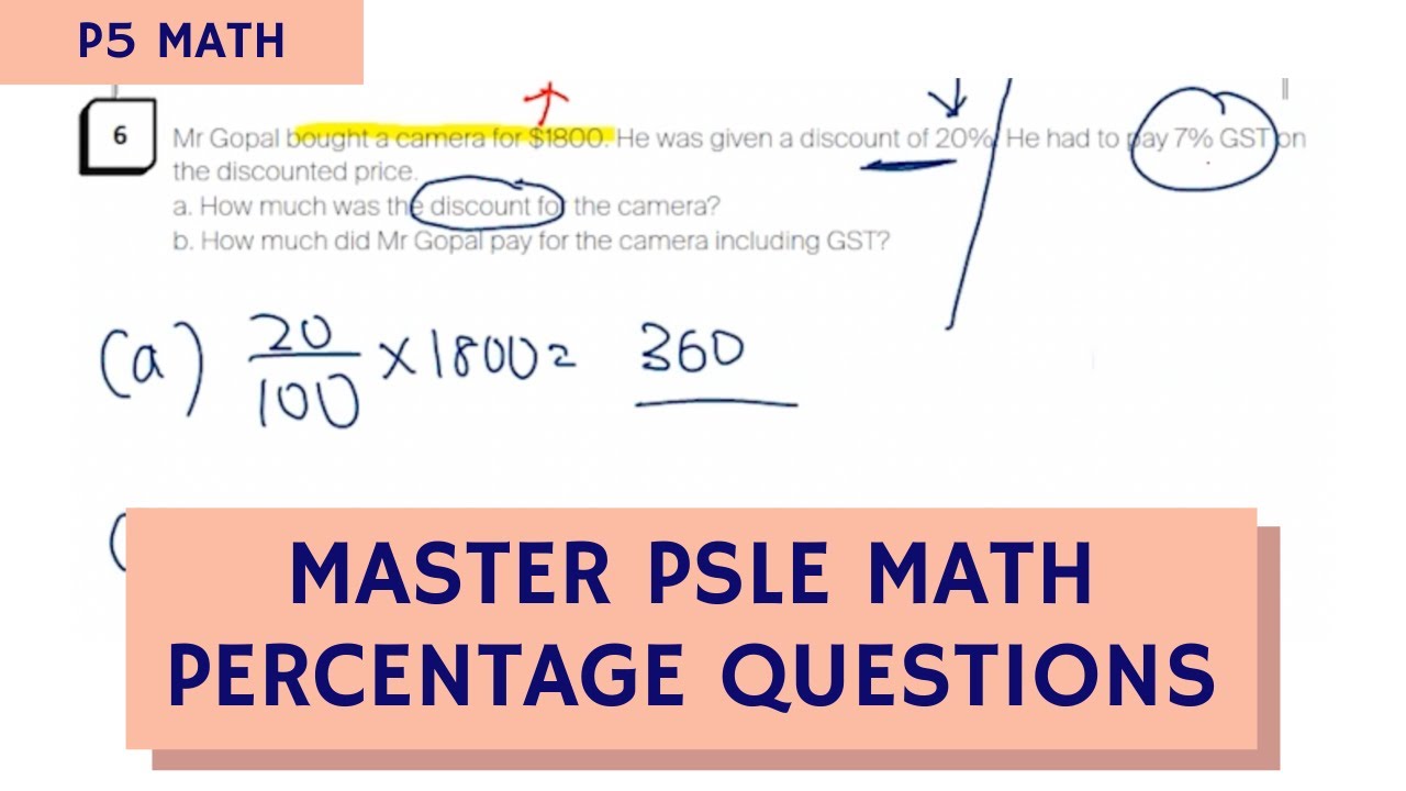Master Difficult Percentage Word Problem (TTA P5 Math Ep 11)