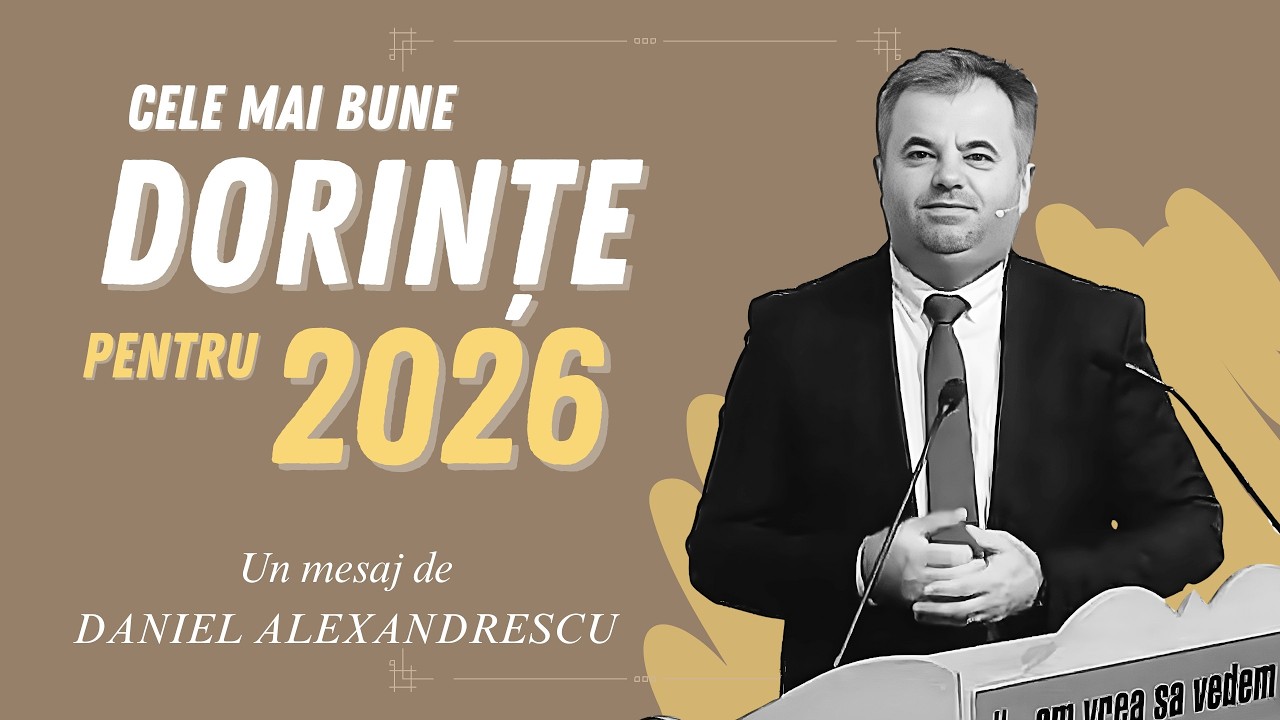 Cinci dorințe care Îl onorează pe Hristos (Daniel Alexandrescu)