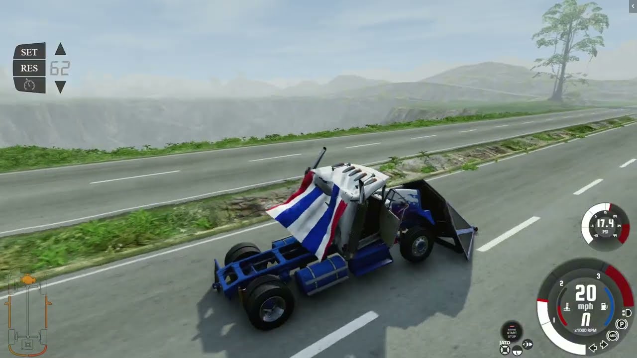 🚗 BeamNG.drive Broken Bridge Jump Challenge Part 2 🌉🔥