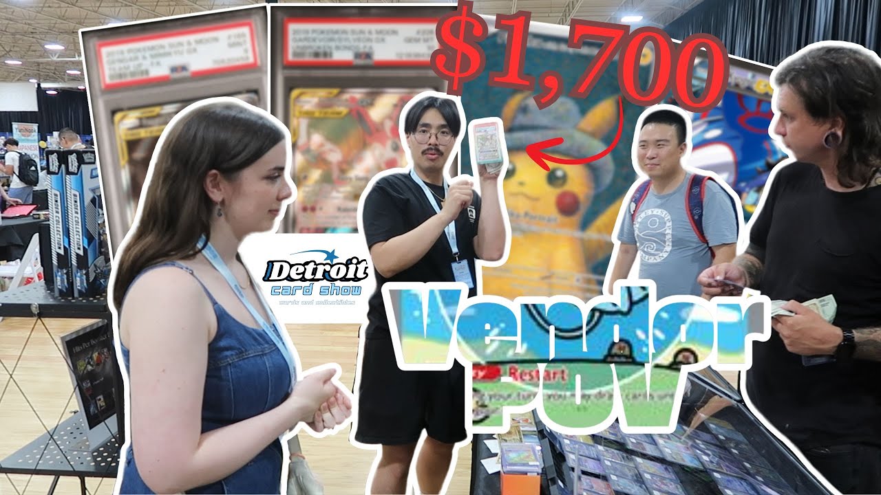 MASSIVE all CASH Deal at the Detroit Card Show l Pokémon Vendor POV