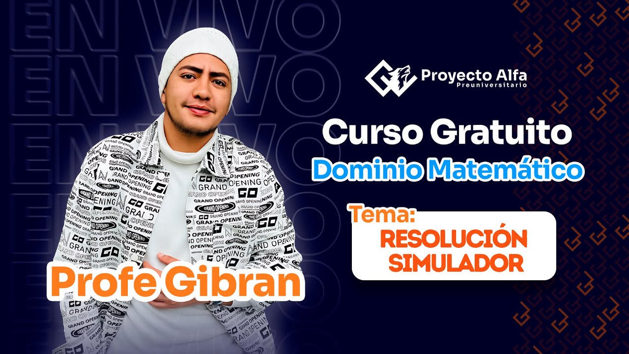 DOMINIO NUMÉRICO - Resolución Simulador. Profe Gibran