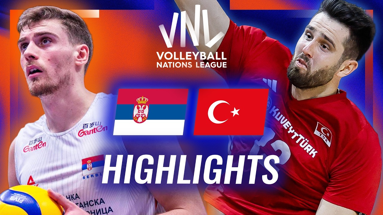 Serbia 🇷🇸 vs. T&uuml;rkiye 🇹🇷 - Highlights | Week 3 | Men's VNL 2026
