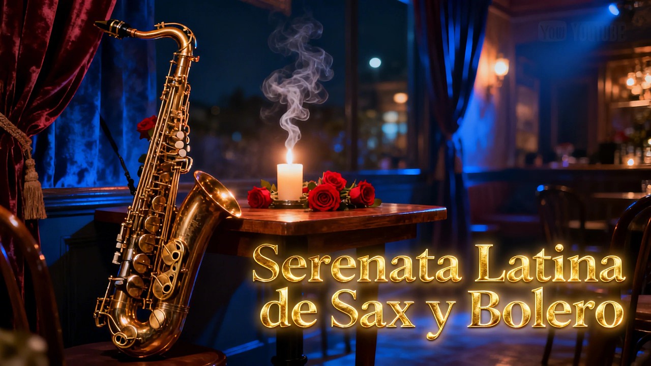 🎷 Serenata Latina de Sax y Bolero EN VIVO 🔴 Música Instrumental Romántica
