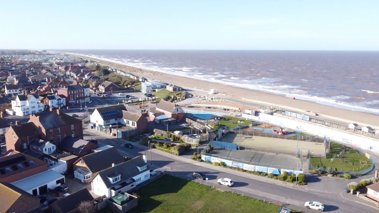 Sutton-On-Sea Lincolnshire England By Drone 2023