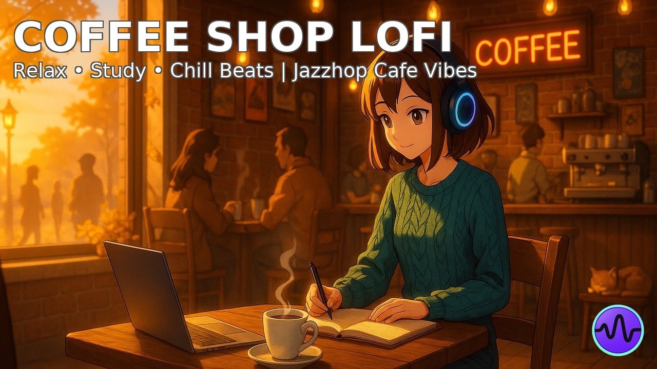 Coffee Shop Lofi – 2 Hour Study Music, Focus Beats & Cozy Café Ambience • EchoNova