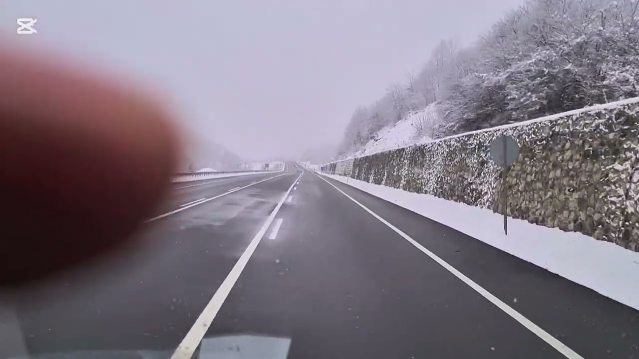 Karlı bir yolculuk tan herkese merhaba
