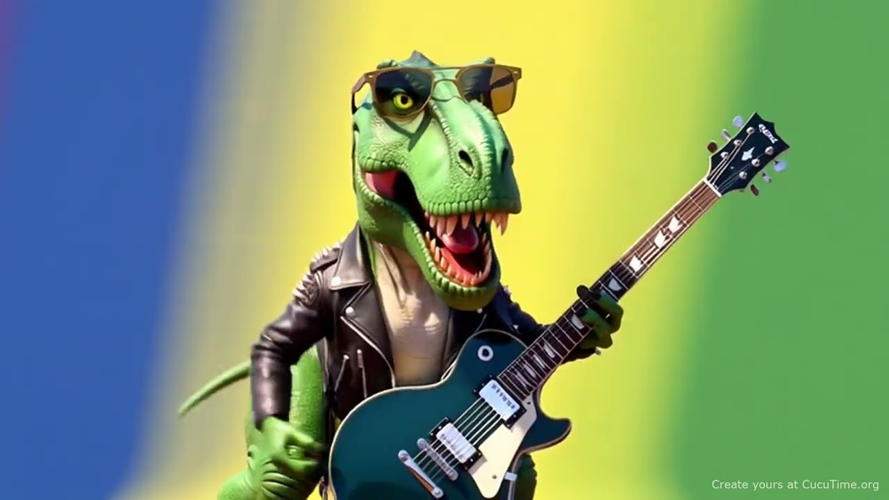 Tino, the Rockin' Rainbow Rex