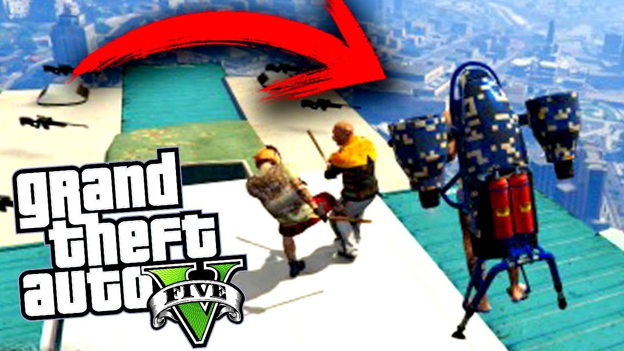 ME DA EL JET-PACK Y SE LÍA !! DEATH RUN GTA V