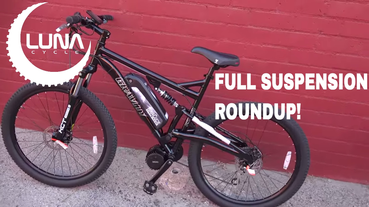 Full Suspension Mountain Ebikes from Luna Cycles