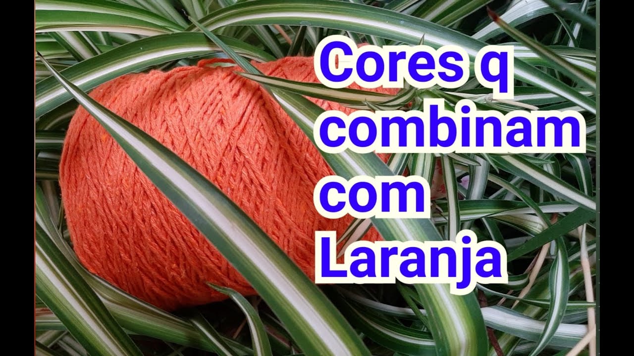 Explosão de Laranja: Combinações Vibrantes para Seus Projetos de Crochê! ✅