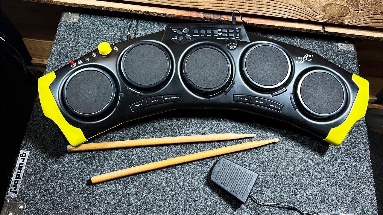 Circuit Bent First Act 5pad Drum