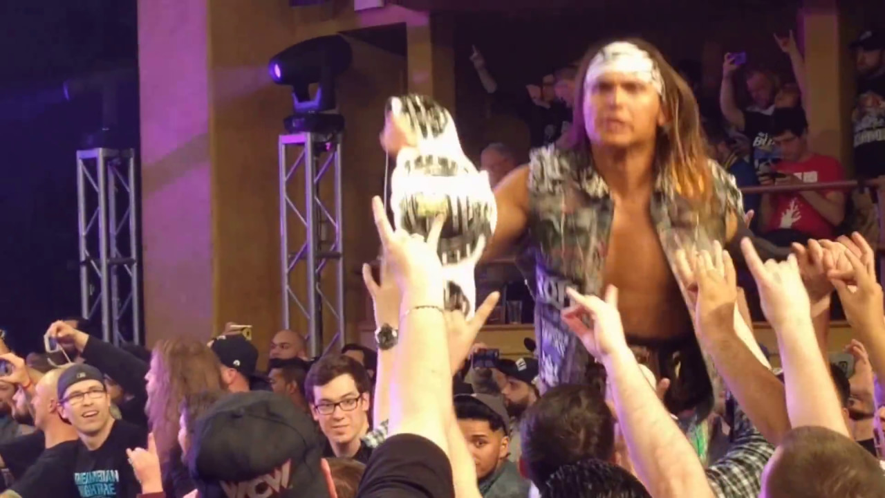 Young bucks entrance at war of the world's. Roh