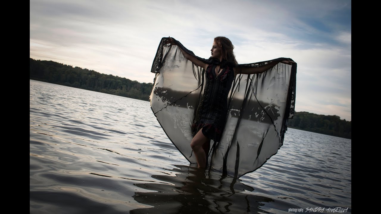 Dark Beauty Lake Shoot with Model Vanessa J + Dark Makeup tutorial