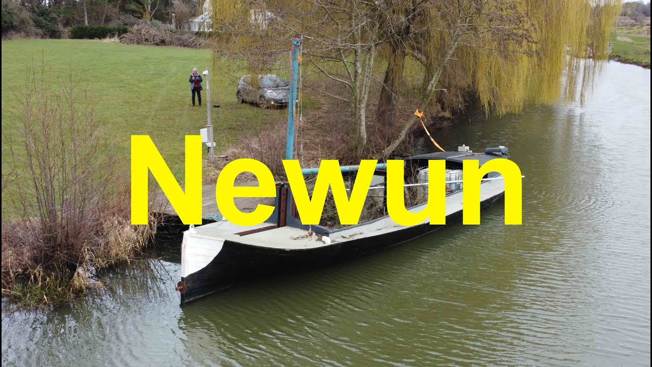 Newun - the first wherry on the North Walsham and Dilham Canal for 100 years.