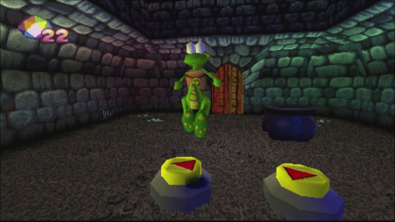 Croc: Legend of the Gobbos - Castle Island Level 4-3 - Dungeon of Defright (Gameplay/Walkthrough)