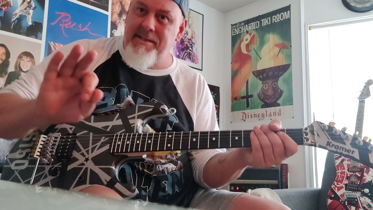 VAN HALEN SONGS  #1 - BEAUTIFUL GIRLS GUITAR LESSON.