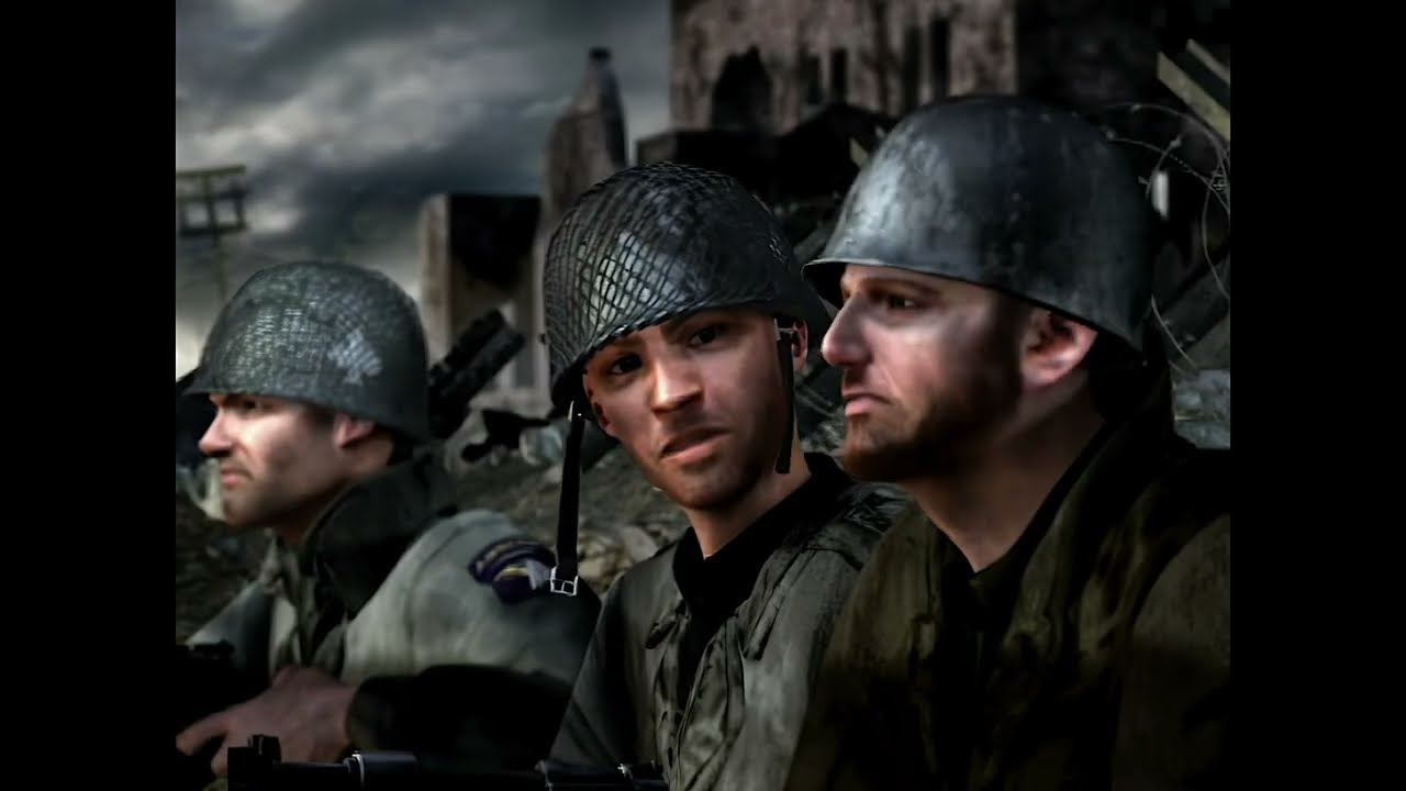 Call of Duty Finest Hour • 4K AI Upscaled Opening • PS2 Xbox GC