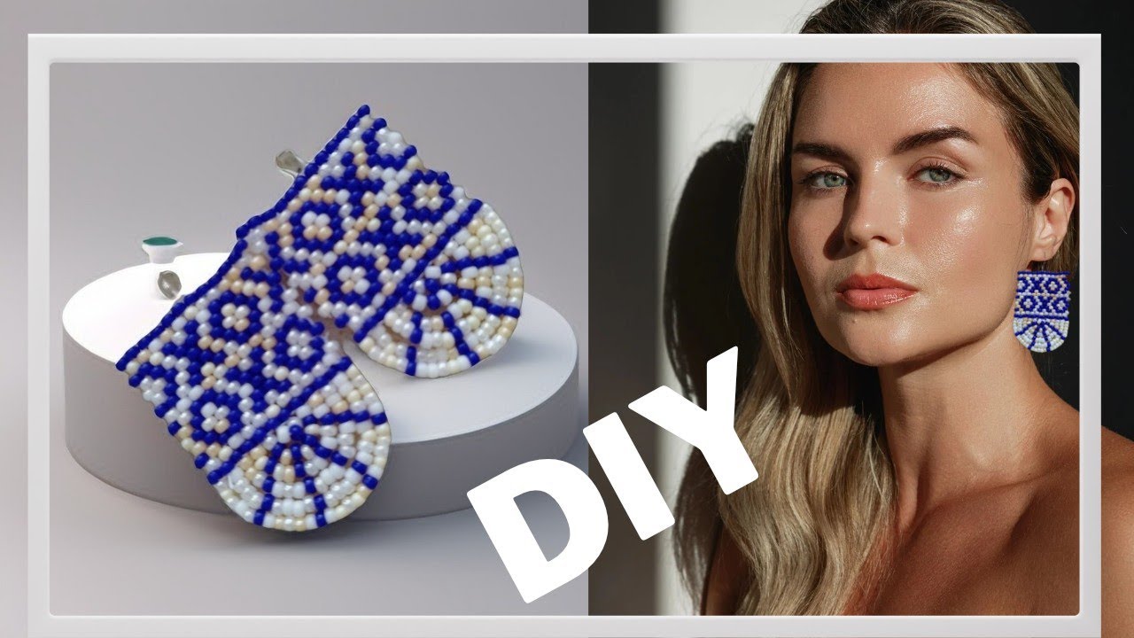 AROS SIMPLES Y BELLOS, SIGUE EL PASO A PASO, #miyuki #tutorial #earrings