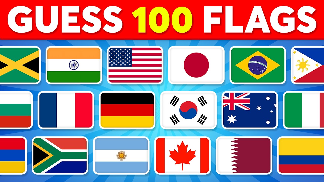 Guess the 100 Flags | Flags Quiz | Mouse Quiz