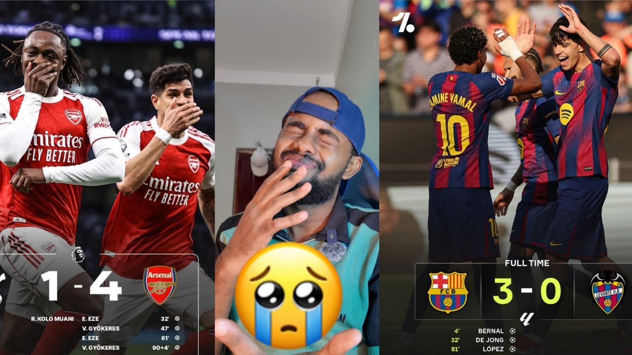 4 goal aa Arsenal oo mucaradka wadnaha jartay Wacdarihii Cancelo gushi Barça iyo liverpool 
