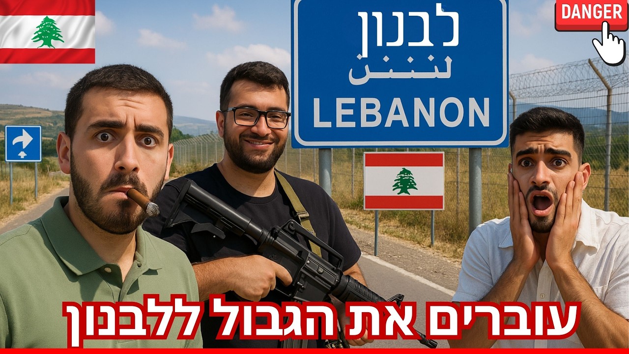 נכנסים ללבנון בזמן המלחמה 🛩️🇮🇷 (כפר עג'ר - לבנון)