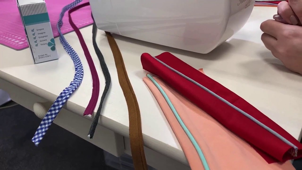 baby lock Paspelfuß - Paspel/Keder selbst herstellen