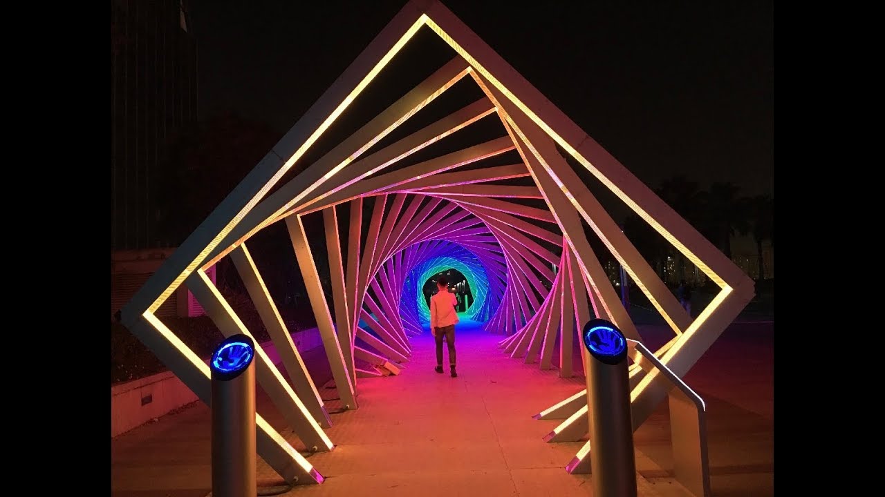 Time Tunnel Showcased At East Square of Shenzhen North Station