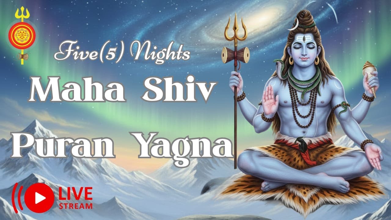 Maha Shiv Puran Yagna 2026 - Night 5 -  10 PM Praha