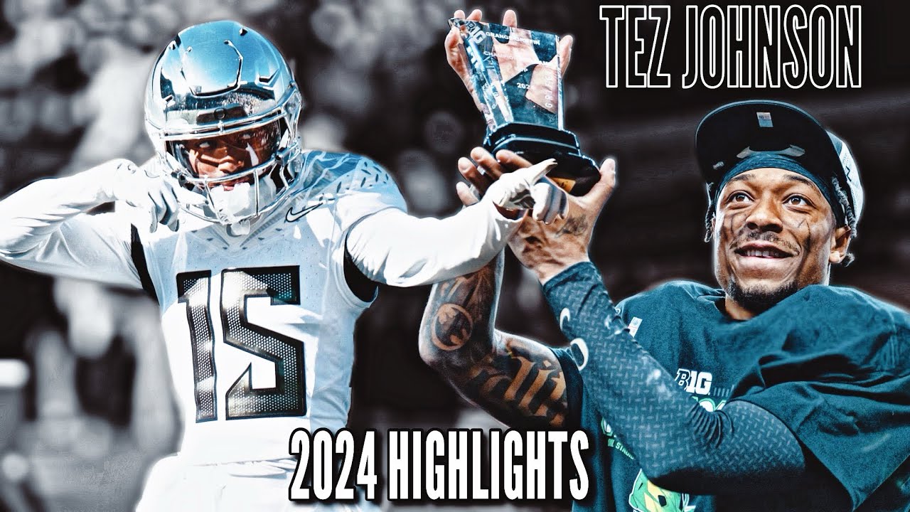Tez Johnson Ultimate 2024 Highlight Reel - Oregon WR #15 Full Season