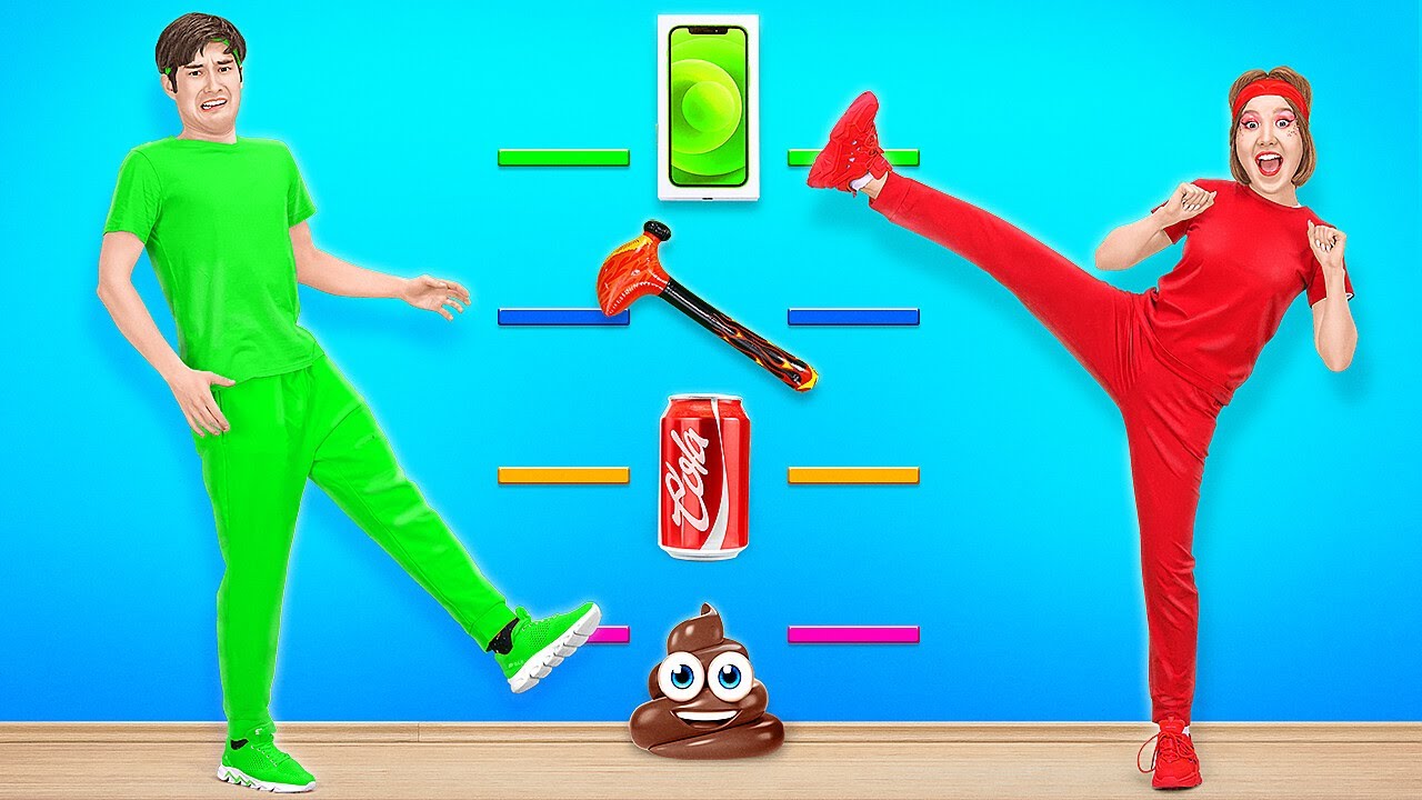 JUNGE vs M&Auml;DCHEN GYMNASTIK WETTBEWERB || Wer Ist Besser!? Kraft-Challenge von 123 GO! SCHOOL