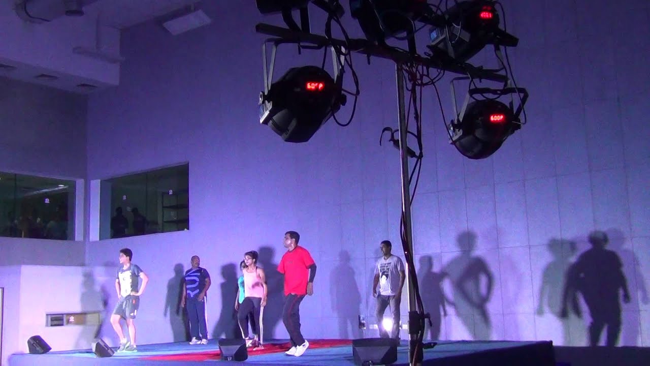 ZIN Anjali Jaindhan's Zumba session with her team @ Infosys, Trivandrum