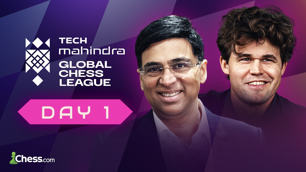 Tech Mahindra Global Chess League 2026 Kicks Off!! ft. Magnus, Sindarov, Vishy & More! Day 1