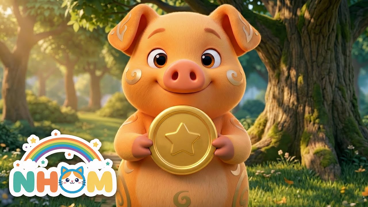 CON HEO ĐẤT | Nhạc thiếu nhi hoạt hình vui nhộn | Nhomnhom