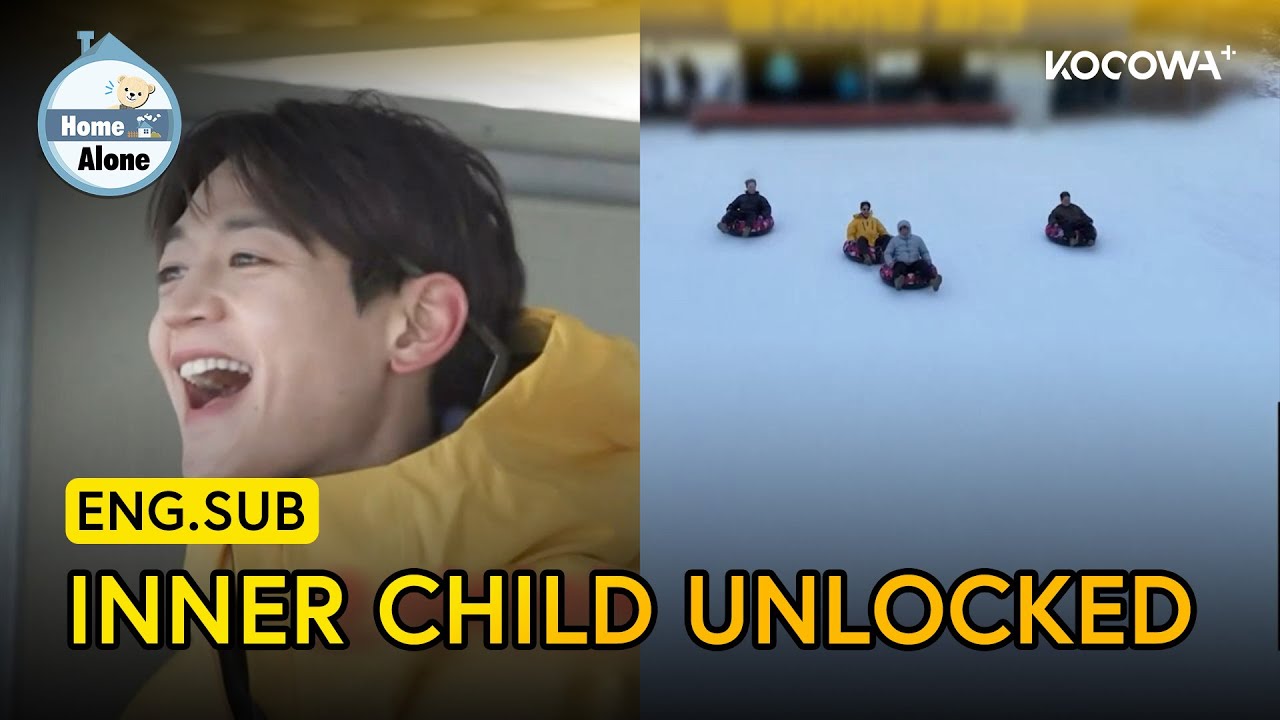 MINHO Unlocks His Inner Child Tubing With His Friends ❄️ | Home Alone EP627 | KOCOWA+