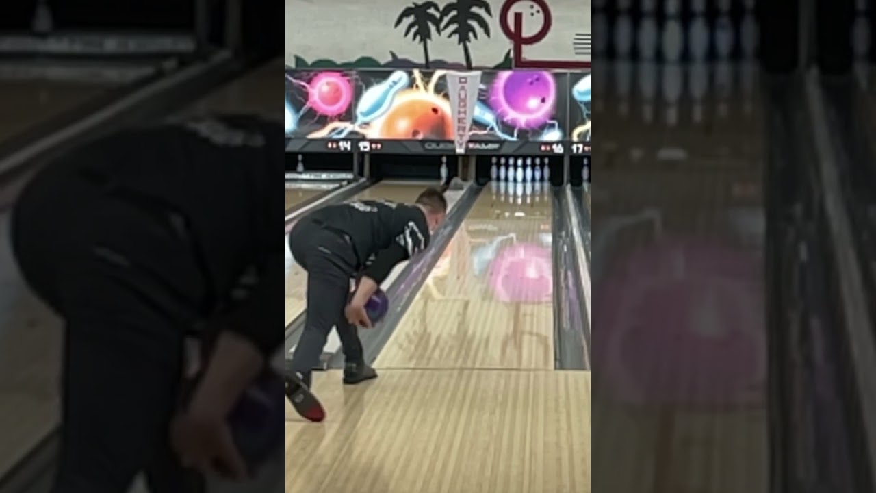 Slomo from playing deep inside - PBA Major Champ Osku Palermaa #bowling #slowmo #strike