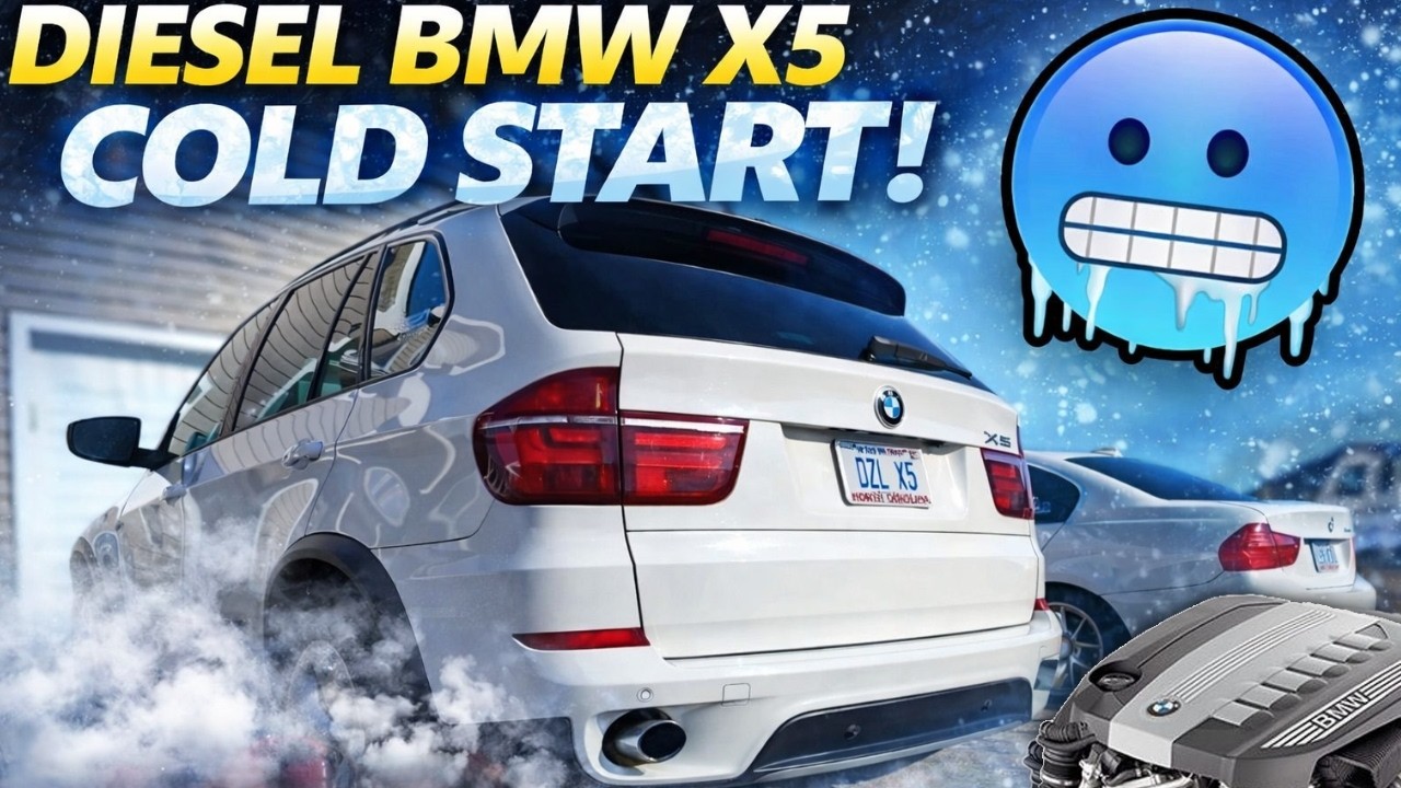This Deleted BMW X5 Diesel Cold Start Hits DIFFERENT...