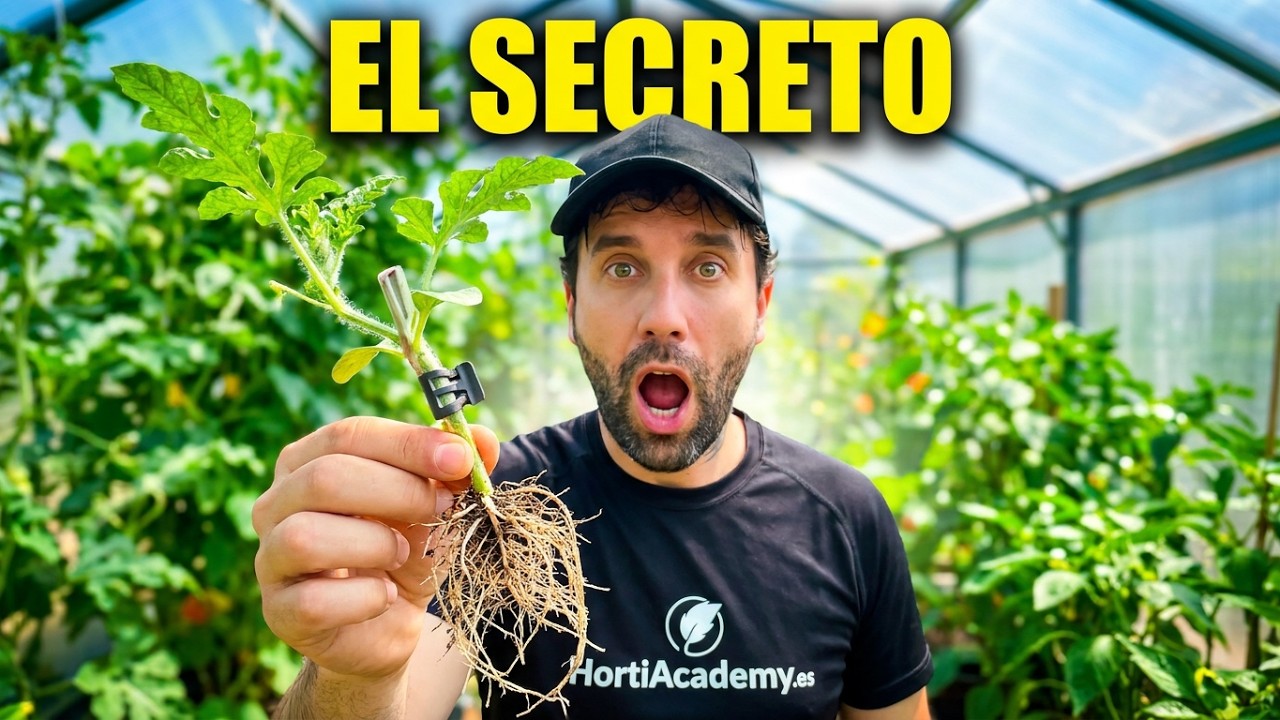 ¡Esto LO CAMBIA TODO! 🍉 SANDIA INJERTADA SOBRE PATRÓN DE CALABAZA | La Huerta de Iván