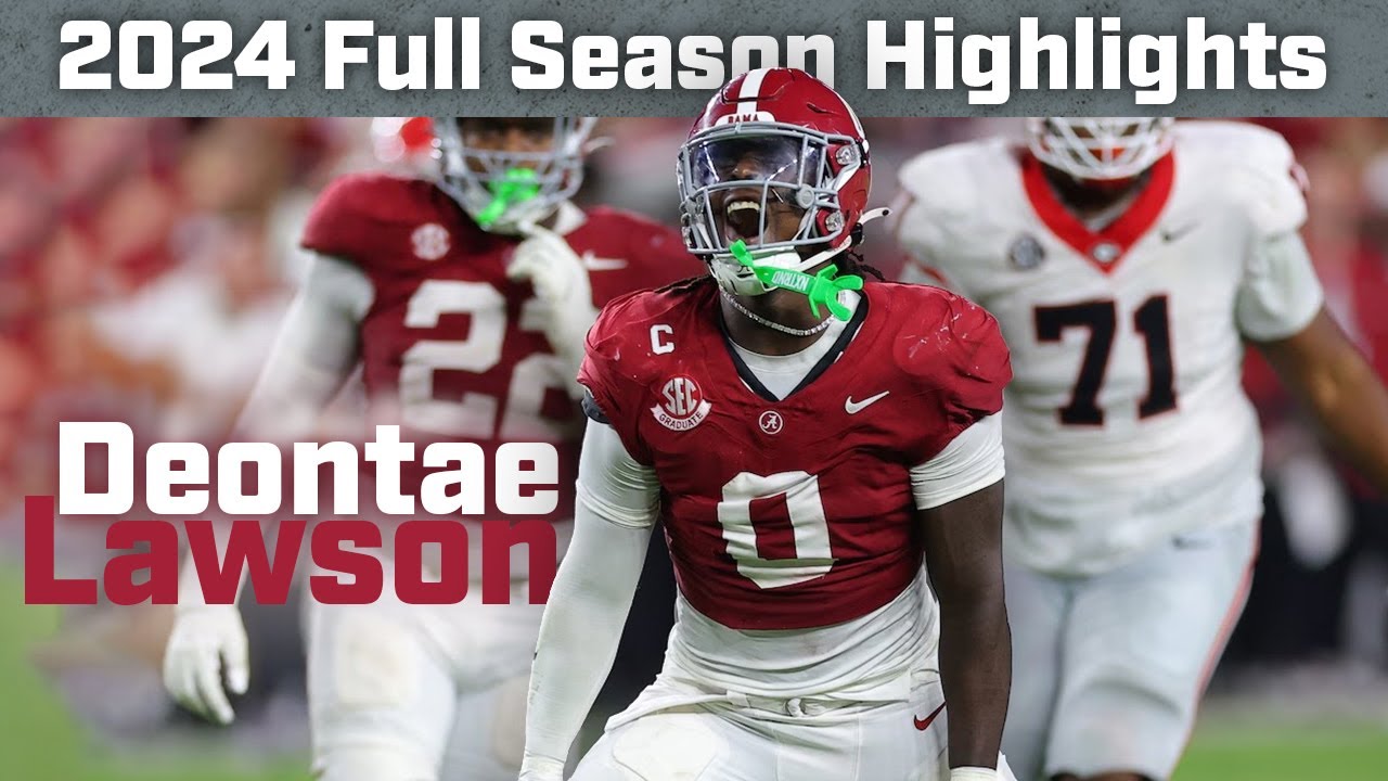 Deontae Lawson | 2024 Highlights | HD | Alabama LB 🐘