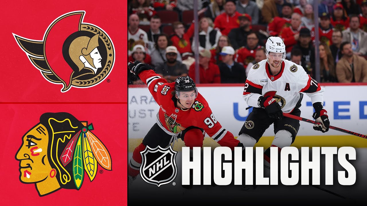 NHL Highlights | Senators vs. Blackhawks | October 28, 2025