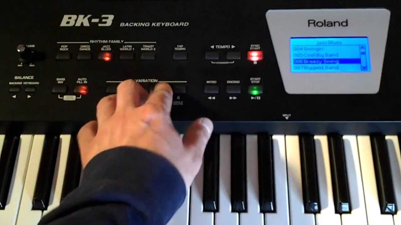 Roland BK-3 -  granie z akompaniamentem (jakiinstrument.pl)