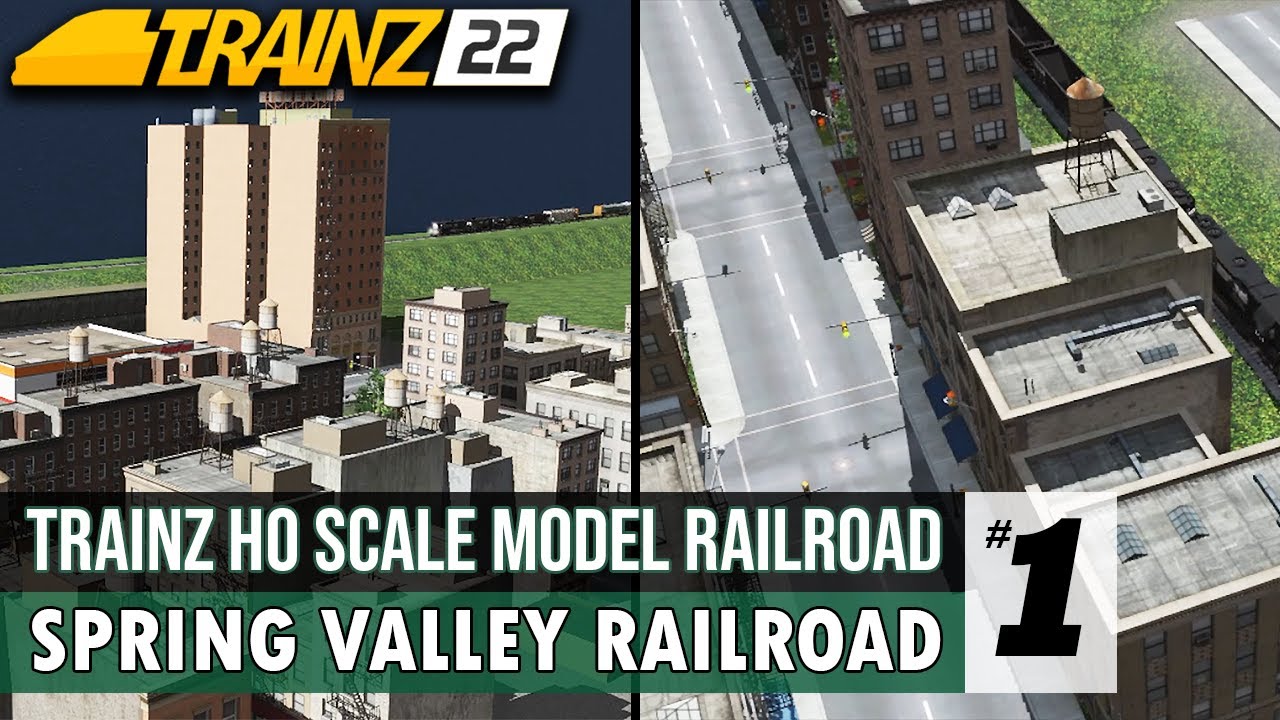 Trainz 22: Обзор макета железной дороги в масштабе HO &mdash; Spring Valley Railway | Эпизод 1