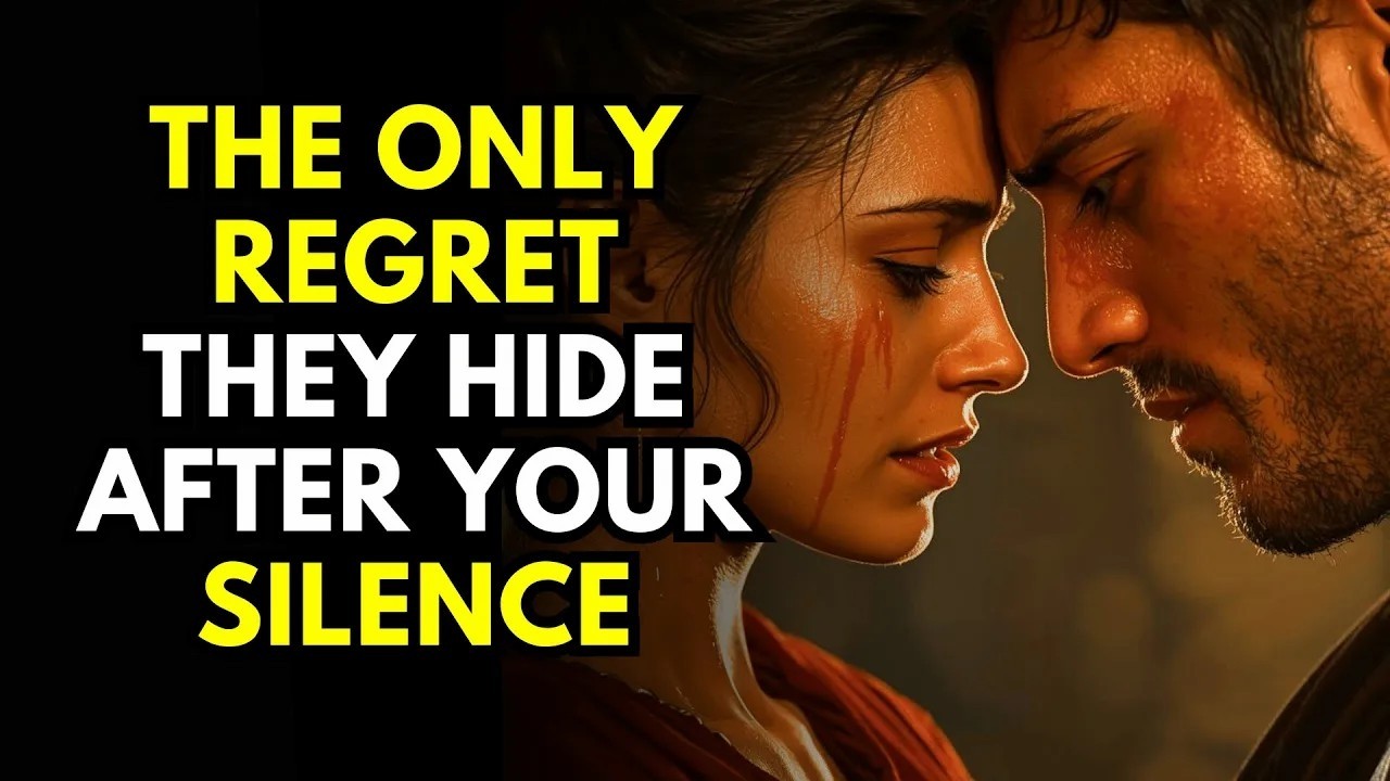 The Regret They Hide After Your Silence 😶   Dark Stoic Energy