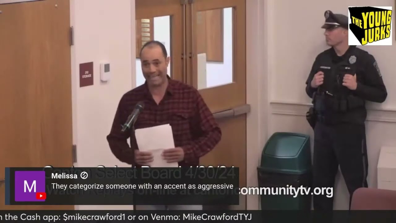 Canton Select Board Public Comment calls out Chair Connolly & Police Chief Rafferty