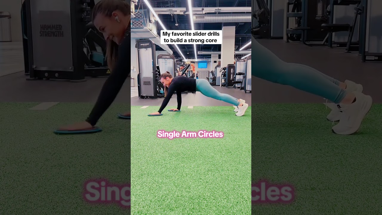 My favorite slider workout for a strong core 💪🏼 #coreworkout #absworkout