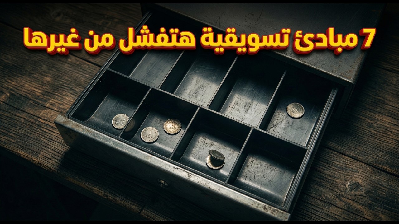 ليه 50% من المشاريع بتقفل؟ (7 مبادئ تسويقية كان لازم يعرفوها)