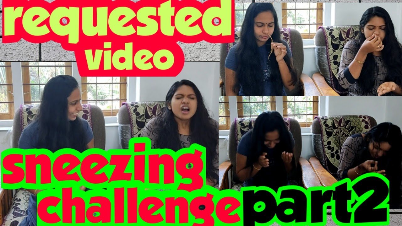 Sneezing challenge part 2🙆‍♀️#sneezingchallenge